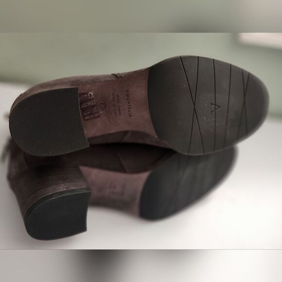 $550 AQUATALIA Taylor Textured Bootie Women's Size 7.5 - Picture 8 of 8